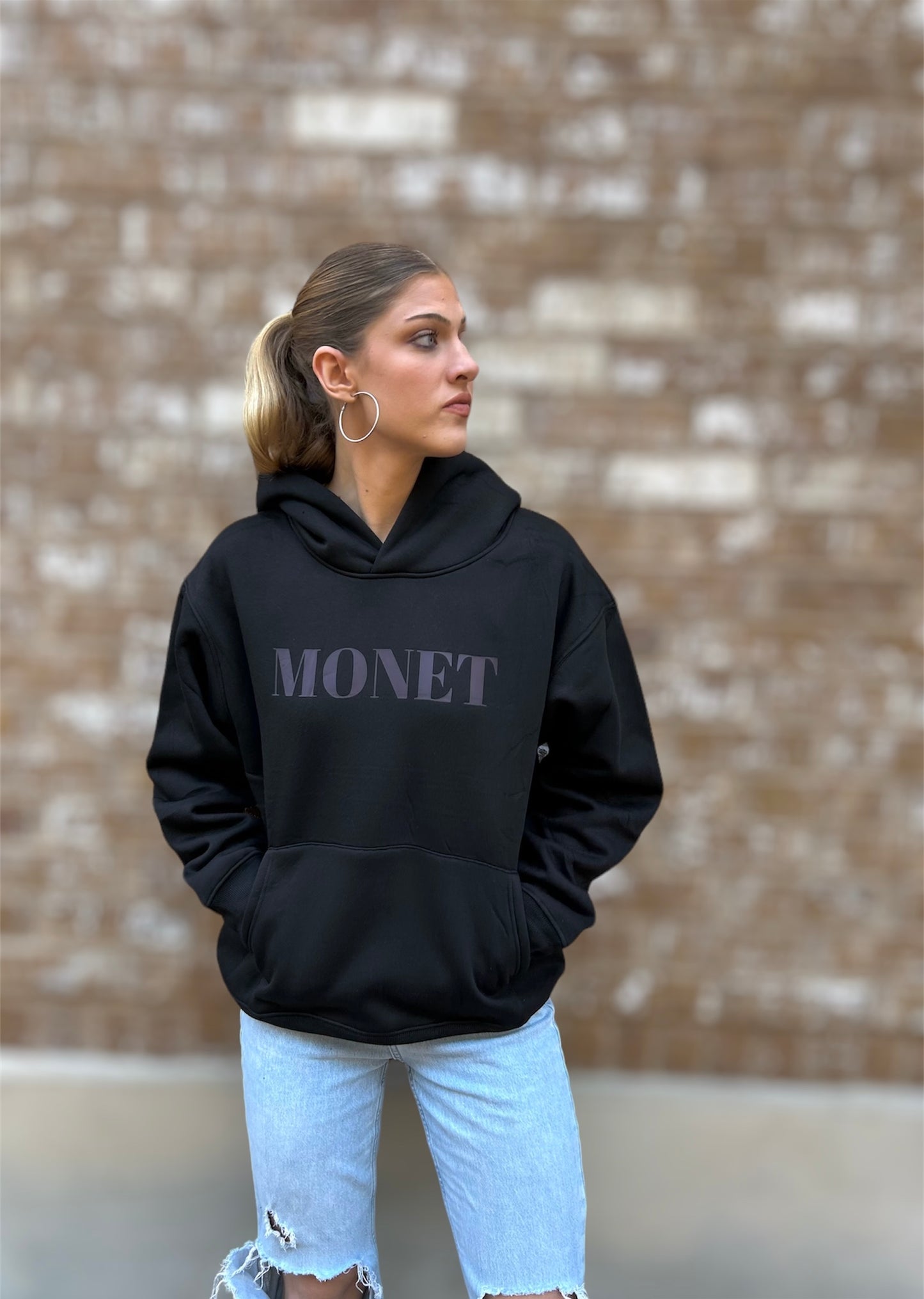 Monet Black Hoodie